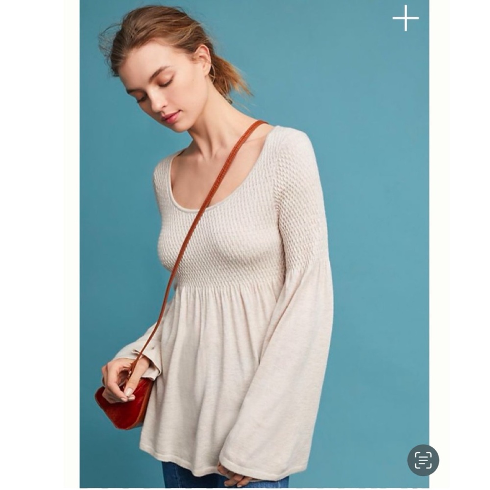 Anthropologie Esme Bell-Sleeve Top